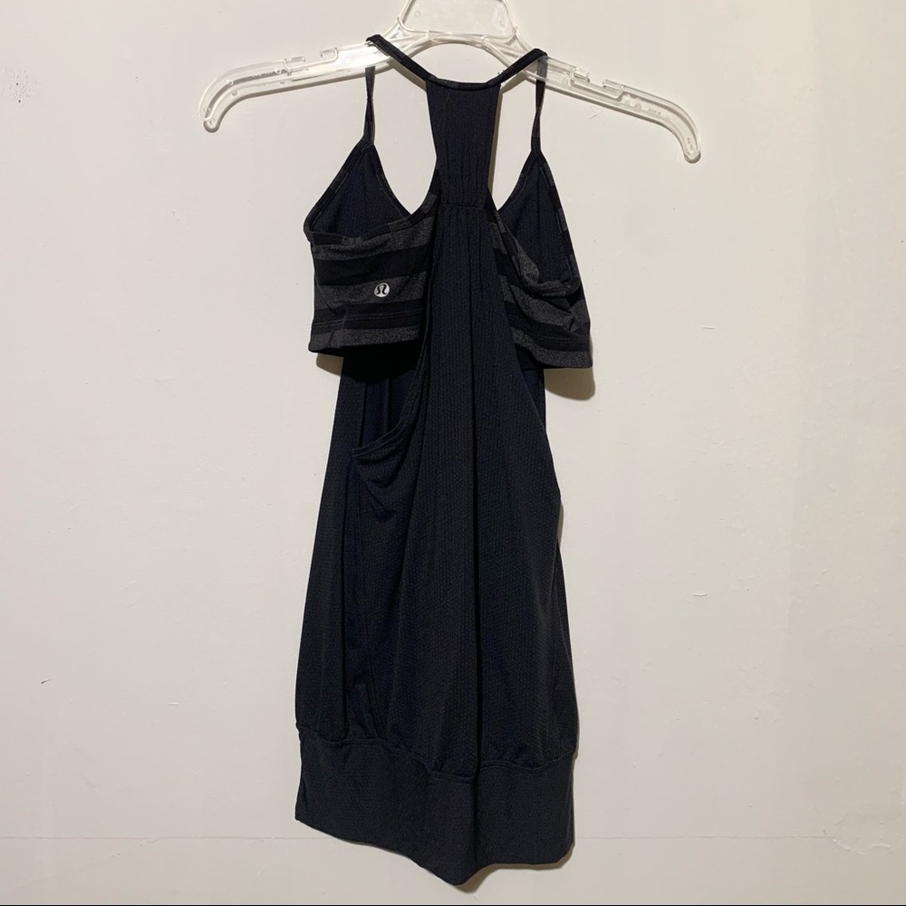 lululemon athletica Black Racerback Tank Top